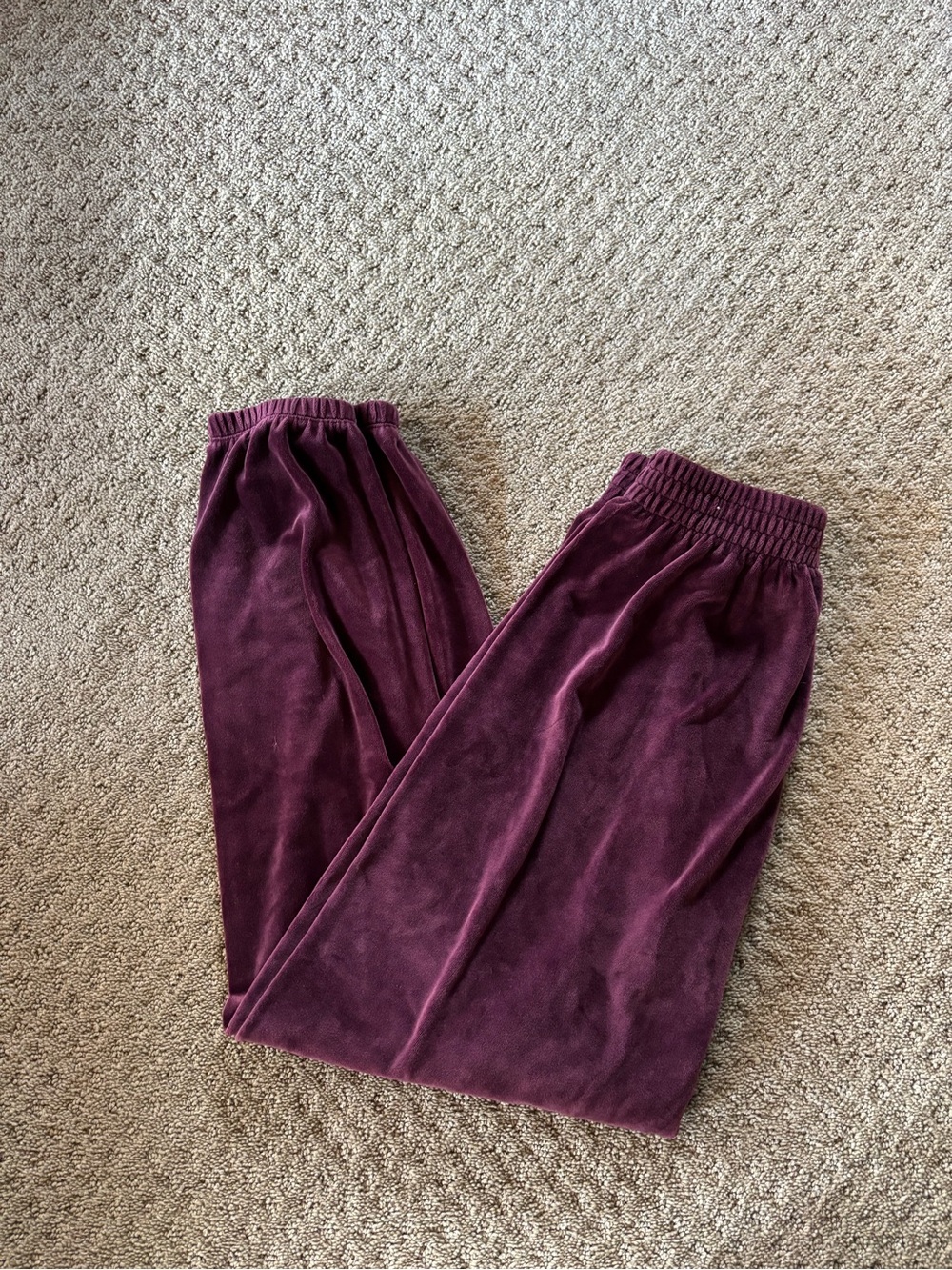 Victoria’s Secret PINK Joggers Velvet Purple